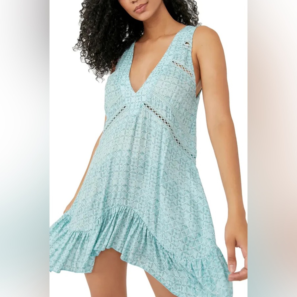 Intimately by Free People Let It Happen Mini Slip Dress